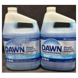 2- 1 Gallon Jugs of Dawn Professional Manual Pot