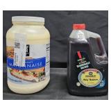 Extra Heavy Mayonnaise 1 gallon. Soy Sauce 2 Qt