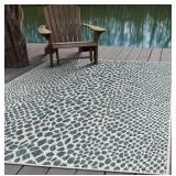 Jill Zarin Cape Town Outdoor Rug, 5'3' x 8'