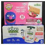 Organic fruit bars for kids 30 count. Gogo Squeez