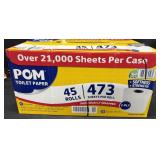 45ct. Box of POM Individually Wrapped Toilet