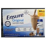 Ensure Chocolate nutritional shakes 24 pack 8oz