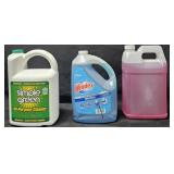 Simple Green 1 gallon. Windex 1 gallon. Sanitizer