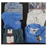 Men's size X-Large shirts and pair of shorts.