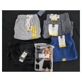 Men's size Medium shorts and boxer briefs. New w/