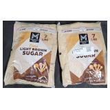 2- Light Brown Sugar 7lb each