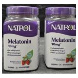 2- Natrol Melatonin gummies 180 count each