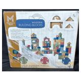 Wooden Building Blocks Set, 100pc