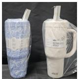 Ello Stainless Steel water bottle w/ straw. 2