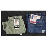 Women's size 4 shorts and denim skirt. New w/
