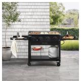 (MSRP: $199) 4-Burner Propane Gas Griddle w/