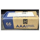 66pk. Box of AAA Alkaline Batteries