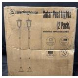 Westinghouse Solar Post Lights, 2pk