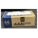 66pk. Box of AAA Alkaline Batteries