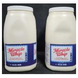 2- Miracle Whip 1 gallon each