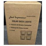 Deck Impressions Solar Deck Lights, 8pk
