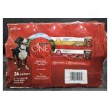 Purina One dog food 24 cans
