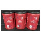 3- 43.5oz. Tubs of Folgers Classic Roast Ground