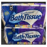 2- 45ct. Bags of Ultra Premium Bath Tissue Rolls