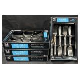 4- 36pc. Boxes of Stainless Steel Dinner Forks