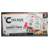 Celsius Zero sugar energy drinks 18 count variety
