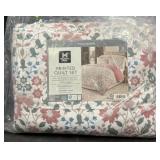 Full/Queen 3pc. Printed Quilt Set