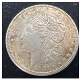 1921 Morgan Silver Dollar, .85 oz Troy
