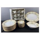 38 pc. Noritake ï¿½Oradellï¿½ chine, 10ï¿½ dinner