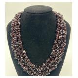 Natural Garnet necklace