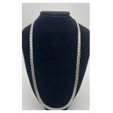 Sterling necklace, marked ï¿½925ï¿½, 1.27 oz Troy