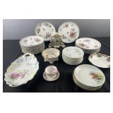 Group of decorated porcelain, Weimar, Rosenthal,