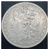1880 Morgan Silver Dollar, .84 oz Troy
