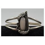 Vintage Navajo Sterling & Mother of Pearl cuff,