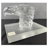 Lalique Crystal Eagle Head ('Tete d'Aigle') car