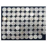 69 Roosevelt Silver Dimes, 5.50 oz Troy