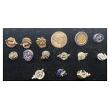 Group of Masonic pins