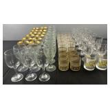 Collection of glassware