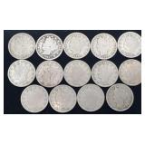 14 Liberty Head ï¿½Vï¿½ Nickels, 2.13 oz Troy