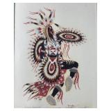 Woody Crumbo (American, 1912-1989) ï¿½Crow Dancerï¿½