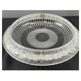 Lalique Crystal Marguerites bowl with frosted