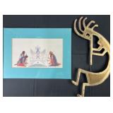 Woody Crumbo (American, 1912-1989) unframed print