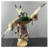 Native American Kachina doll, hand carved with