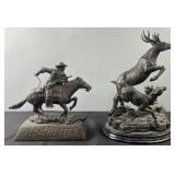 Cast metal ï¿½Winchesterï¿½ sculpture and composite