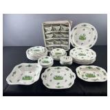 54 pc. Set of Spode ï¿½Green Basketï¿½ china