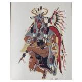Woody Crumbo (American 1912-1989) ï¿½Deer Danceï¿½