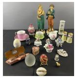 Group of decorative accessories, figures, Goebel