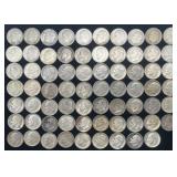 69 Roosevelt Silver Dimes, 5.56 oz Troy
