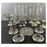 Group of Sterling & weighted Sterling tableware