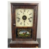 Antique Seth Thomas shelf clock with key &