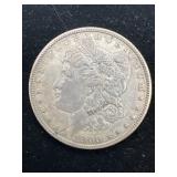 1900 ï¿½Oï¿½ Morgan Silver Dollar, .85 oz Troy